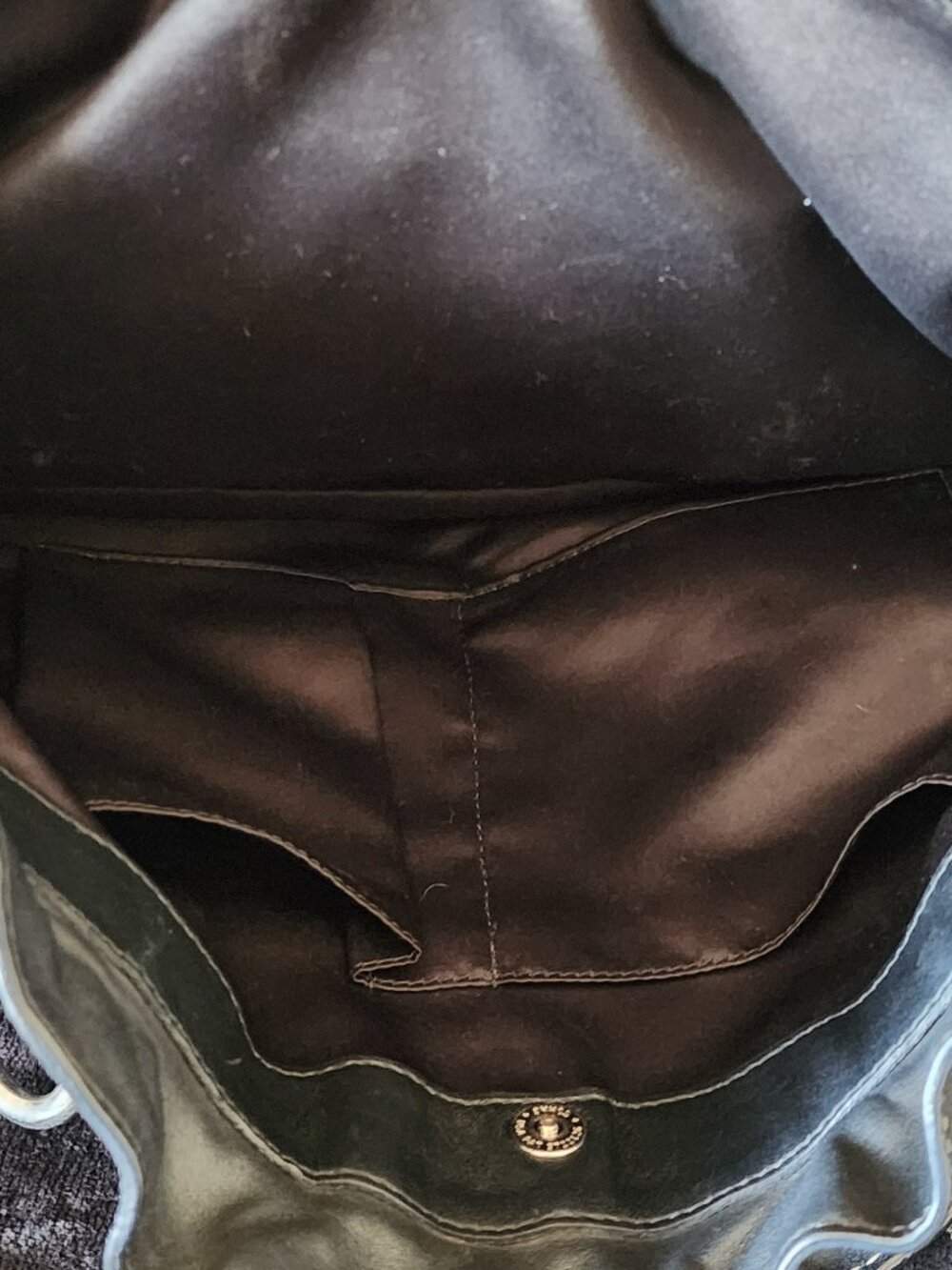 Coach Penelope Black Pebbled Leather Satchel Shoulder Bag - Picture 9 of 11